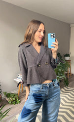 Cargar imagen en el visor de la galería Blazer Lana Gris HUGO BOSS