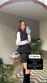 Cargar imagen en el visor de la galería Chaleco Poliéster Negro J.CREW
