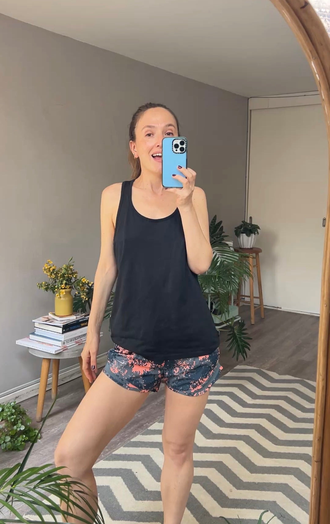 Shorts Poliéster Gris/Rosa NIKE
