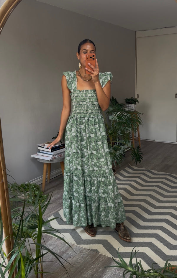 Vestido Poliéster Verde MAX STUDIO