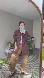 Abrir y reproducir video en la galería Barn jacket Algodón Café DENIM&amp;CO
