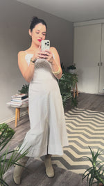 Abrir y reproducir video en la galería Vestido Algodón Blanco REBECCA TAYLOR
