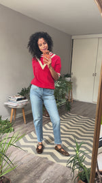 Abrir y reproducir video en la galería Jeans Algodón Azul GAP
