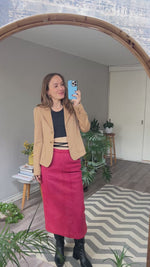 Abrir y reproducir video en la galería BLAZER BEIGE, PELO DE CAMELLO, MAXMARA

