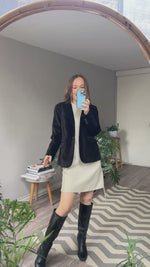 Abrir y reproducir video en la galería Blazer Terciopelo Negro TALBOTS
