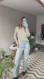 Abrir y reproducir video en la galería Jeans Algodón Azul hielo AVEC LES FILLES
