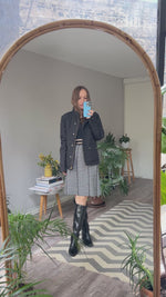 Abrir y reproducir video en la galería Chamarra Poliéster Negra J.CREW

