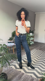 Abrir y reproducir video en la galería Jeans Algodón Azul GU JEANS
