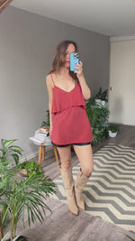 Abrir y reproducir video en la galería Blusa Seda Salmón DIANE VON FURSTENBERG (retail $8,000)
